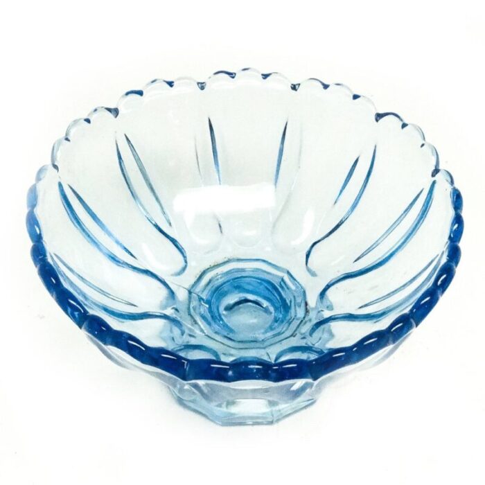 footed bowl from zabkowice glassworks 1930s 7