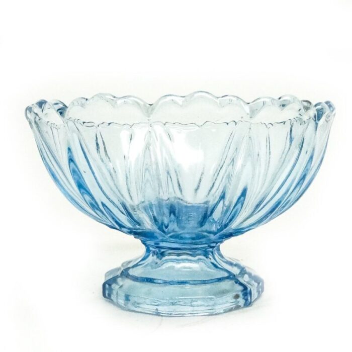 footed bowl from zabkowice glassworks 1930s 8