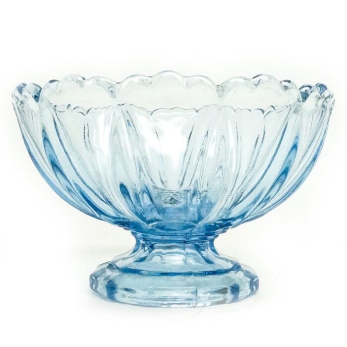 footed bowl from zabkowice glassworks 1930s 9