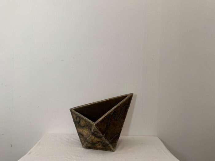 fragments of golden mirror vase 1980s 4