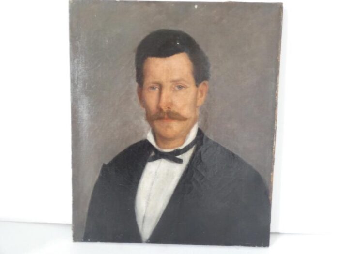 french artist portrait of a gentleman 1890s 1910s oil on canvas 3956