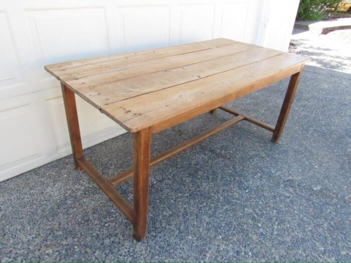 french country rustic pine farm table 2640