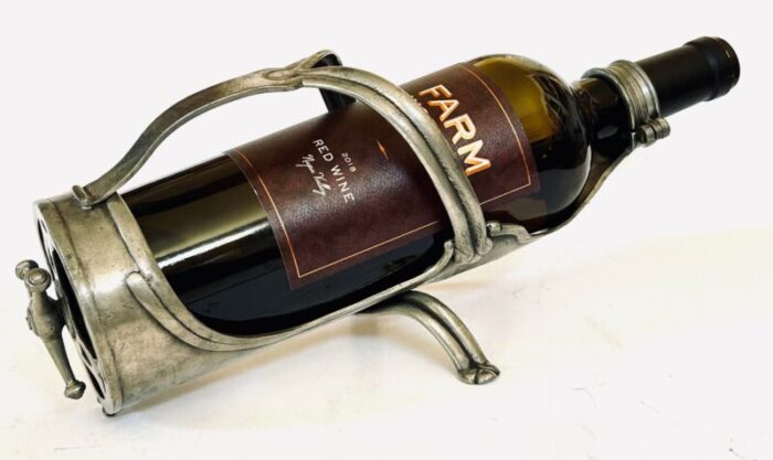 french pewter wine holder 8202