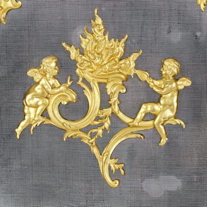 french rococo fireplace screen 1800s 5