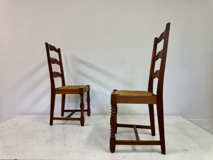 french side chairs in the style of charles dudouyt 1950s set of 2 2835