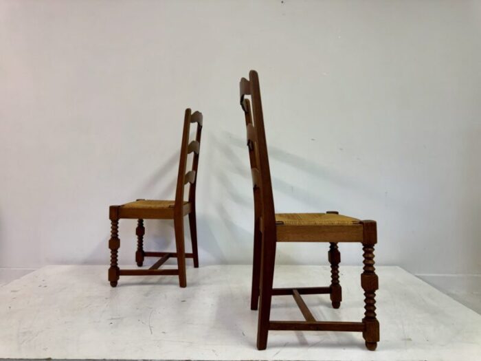 french side chairs in the style of charles dudouyt 1950s set of 2 3305