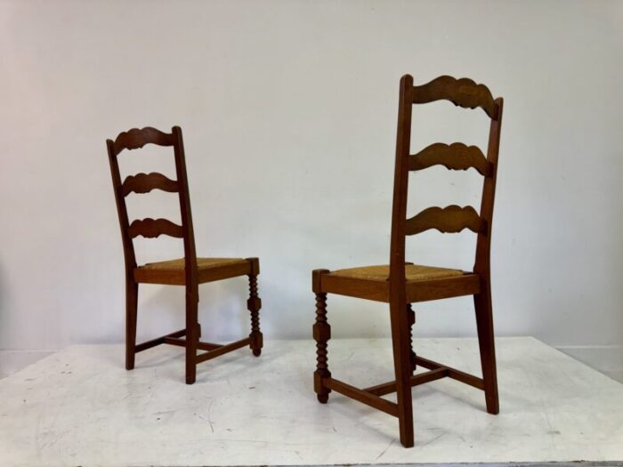 french side chairs in the style of charles dudouyt 1950s set of 2 3475