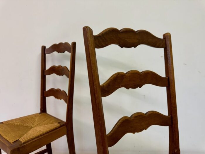 french side chairs in the style of charles dudouyt 1950s set of 2 5533