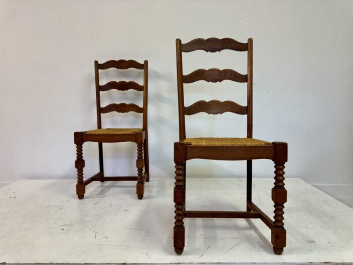 french side chairs in the style of charles dudouyt 1950s set of 2 6044