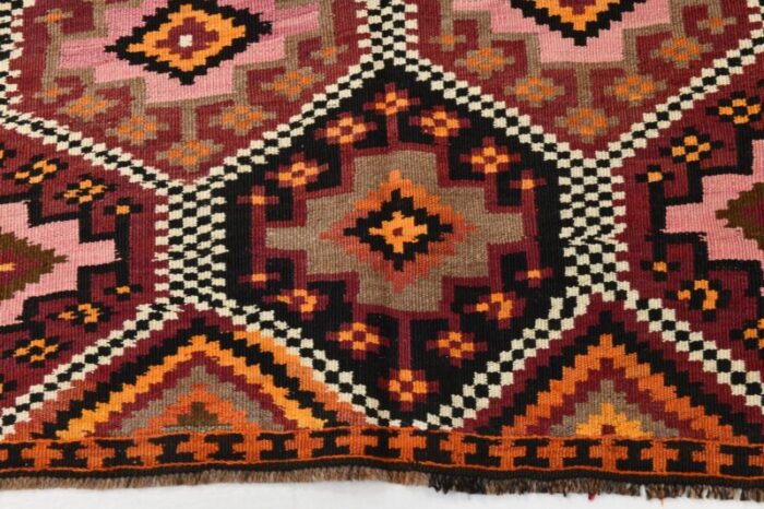 geometric pattern wool kilim rug 1964 15