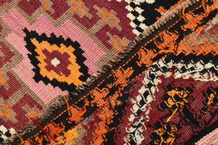 geometric pattern wool kilim rug 1964 18