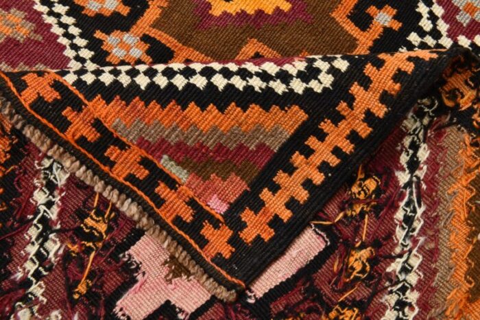 geometric pattern wool kilim rug 1964 19