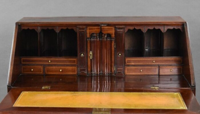 george ii red walnut bureau 1750s 5710