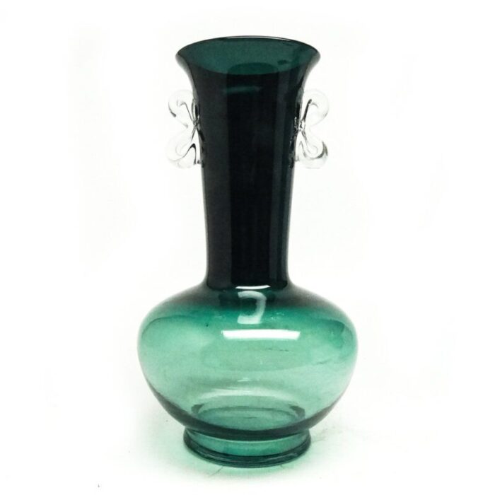 glass vase from hsg tarnowiec poland 1970s 4