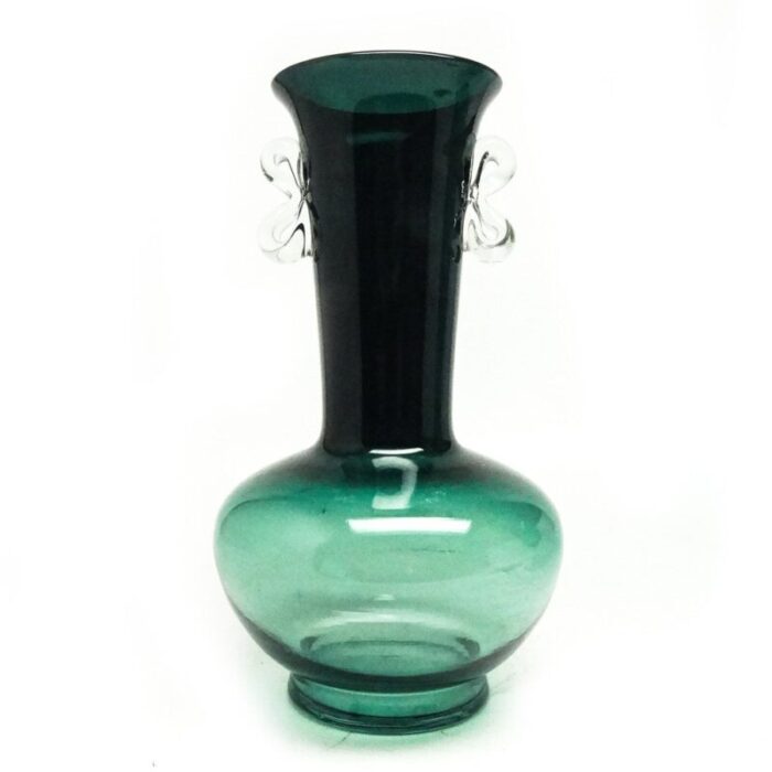 glass vase from hsg tarnowiec poland 1970s 5