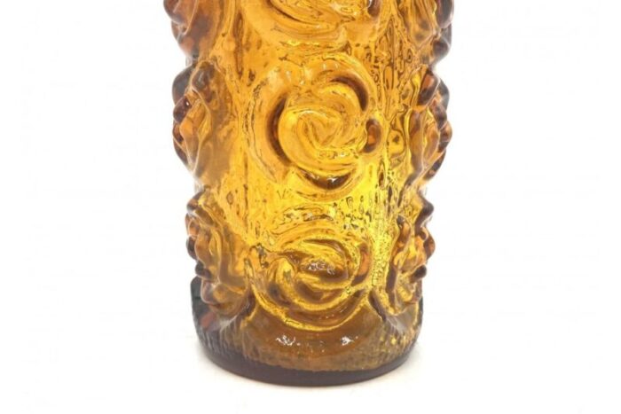 glass vase from laura glassworks poland 1970s 3