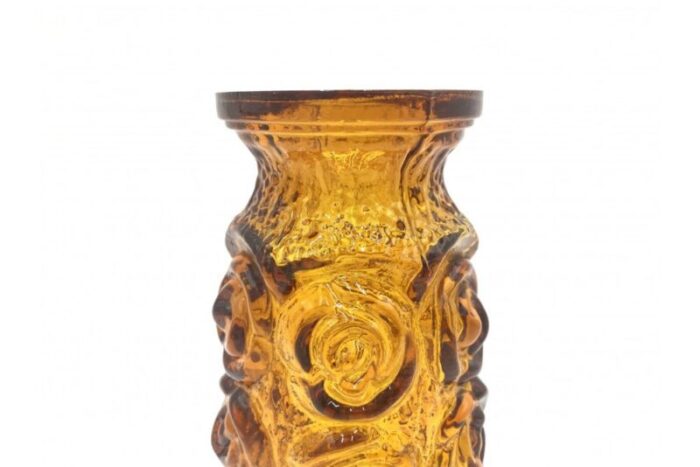 glass vase from laura glassworks poland 1970s 5