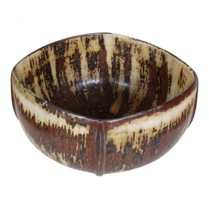 glazed stoneware bowl by ivan weiss for royal copenhagen 2