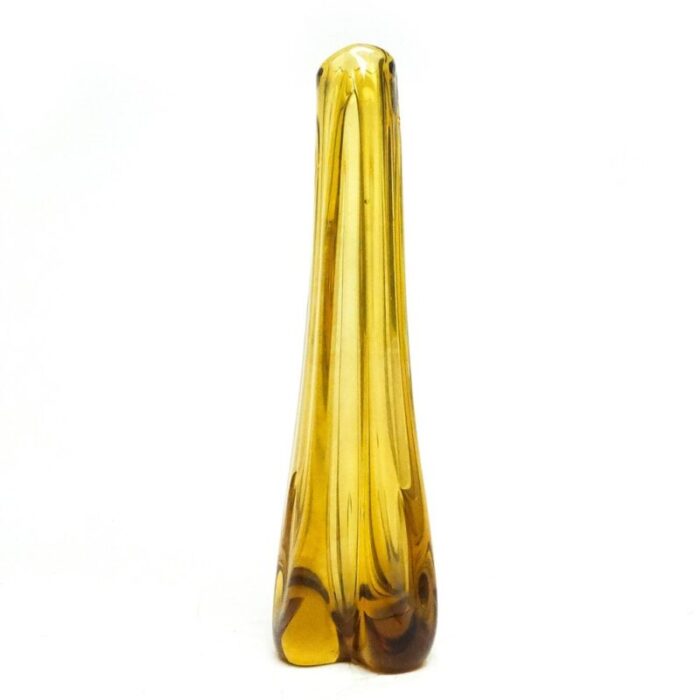 glut vase by jan sylwester drost for zabkowice glassworks 1970s 1