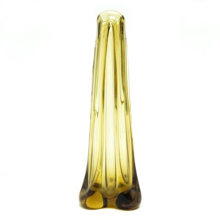 glut vase by jan sylwester drost for zabkowice glassworks 1970s 2 1