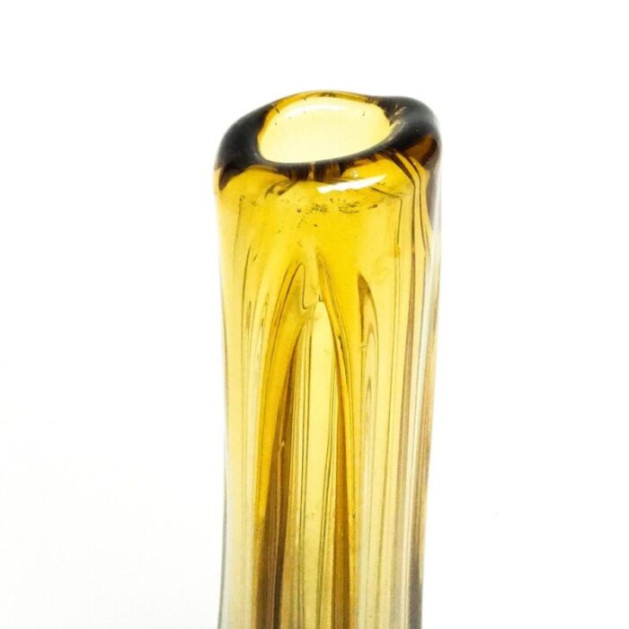 glut vase by jan sylwester drost for zabkowice glassworks 1970s 7