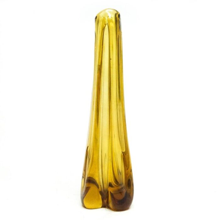 glut vase by jan sylwester drost for zabkowice glassworks 1970s 8