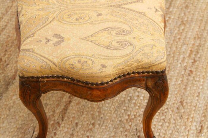 graceful mid 20th century french stool 5647