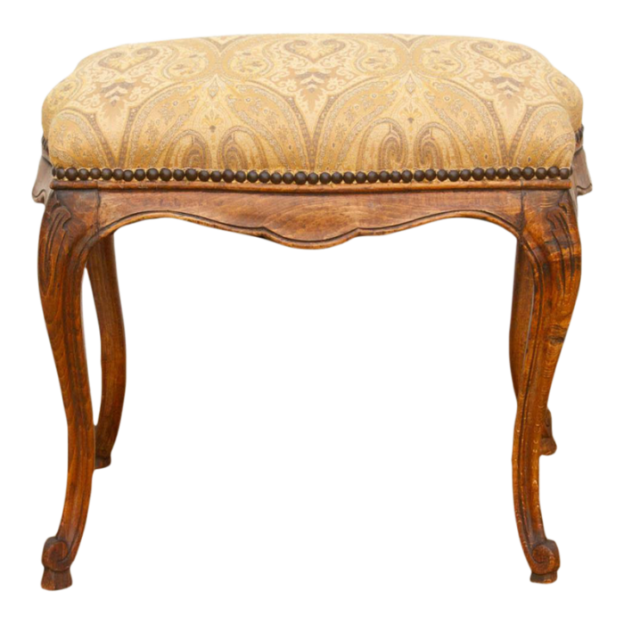 graceful mid 20th century french stool 8262