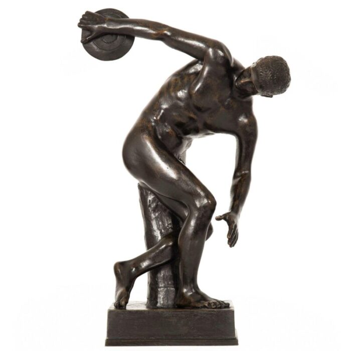 grand tour antique italian bronze sculpture discobolus after antiquity 1256