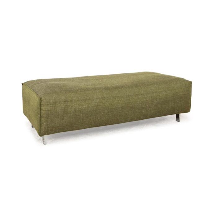 grata fabric stool in green from rolf benz 3229