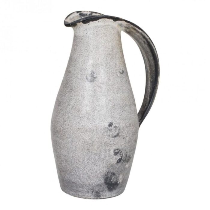 gray pitcher with handle by svend hammershoj for kaehler 1