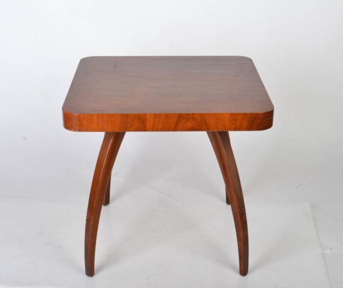 h 259 walnut spider table by jindrich halabala for up zavody 1930s 3351