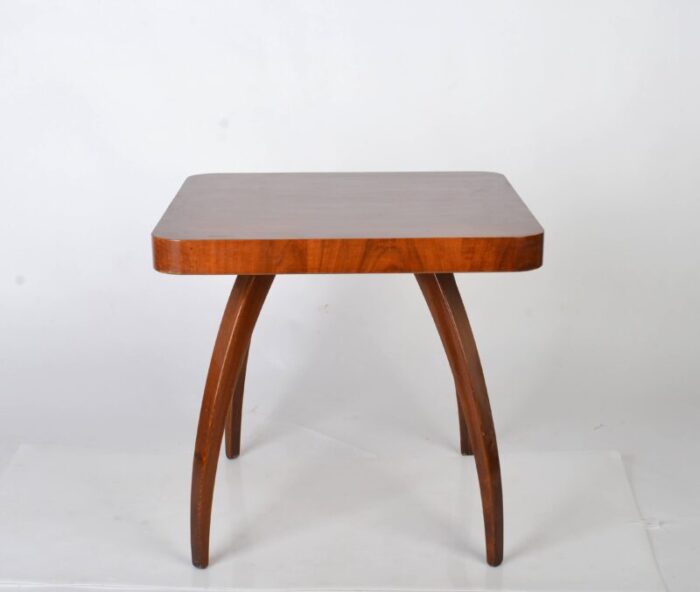 h 259 walnut spider table by jindrich halabala for up zavody 1930s 3848