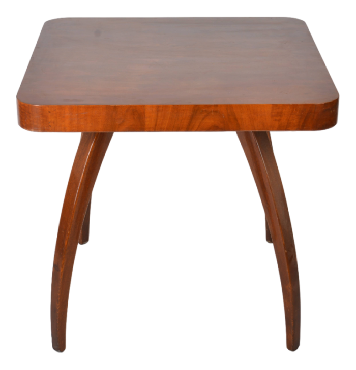 h 259 walnut spider table by jindrich halabala for up zavody 1930s 5010