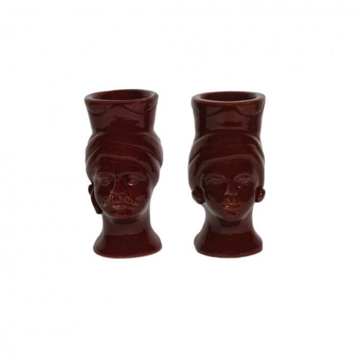 h14 griffin mata vases from crita ceramiche set of 2 1