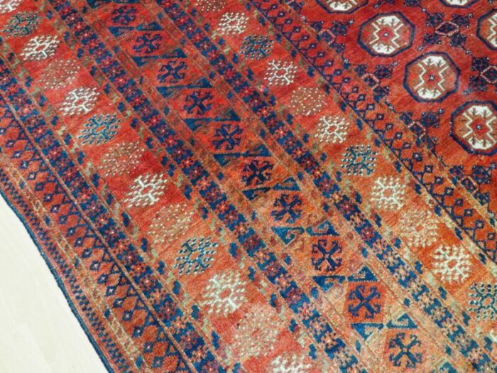 hand knotted tekketurkmen afghan rug 1920s 10