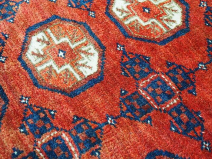 hand knotted tekketurkmen afghan rug 1920s 11