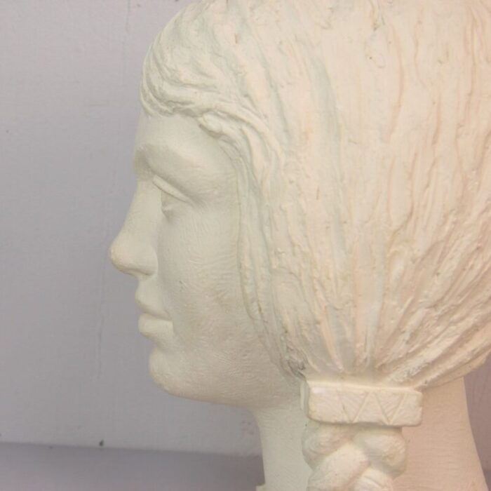 head of woman in plaster 1960s 2