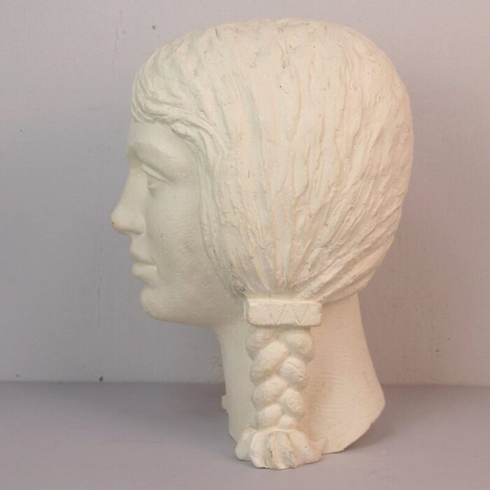 head of woman in plaster 1960s 4