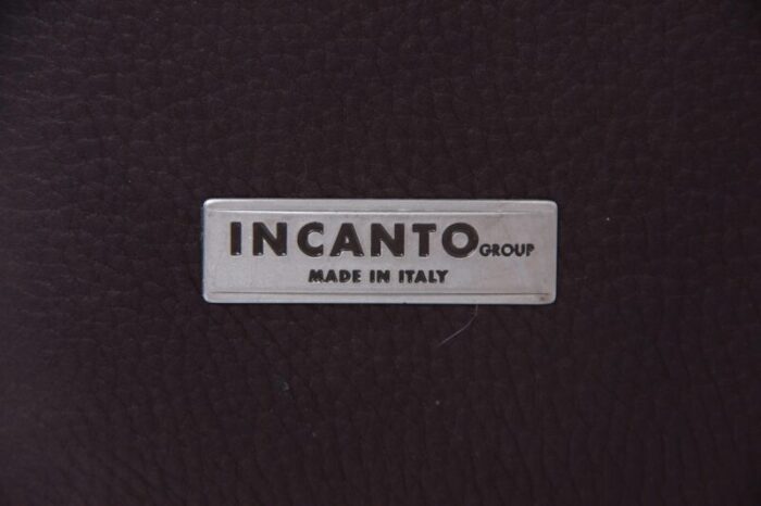 incanto armchair in leather 1990s 5714