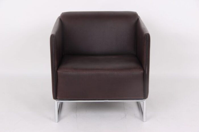 incanto armchair in leather 1990s 7470