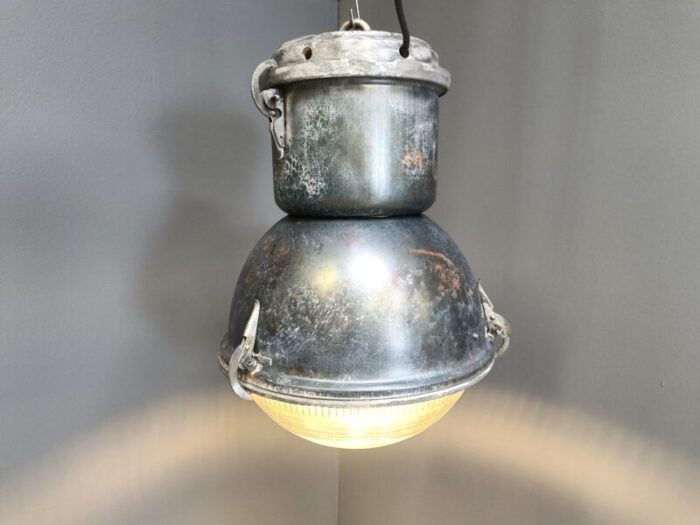 industrial ball lamp with glass 1930s 2096