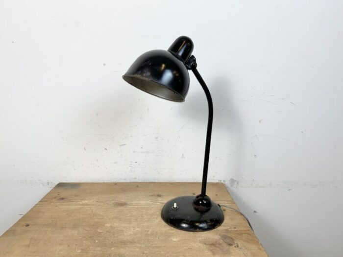 industrial bauhaus black table lamp 1930s 5722