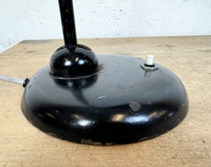 industrial bauhaus black table lamp 1930s 6426