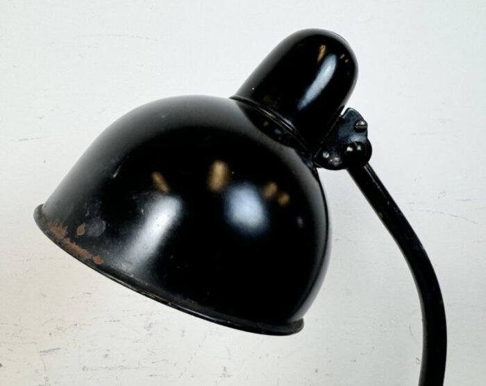 industrial bauhaus black table lamp 1930s 7179