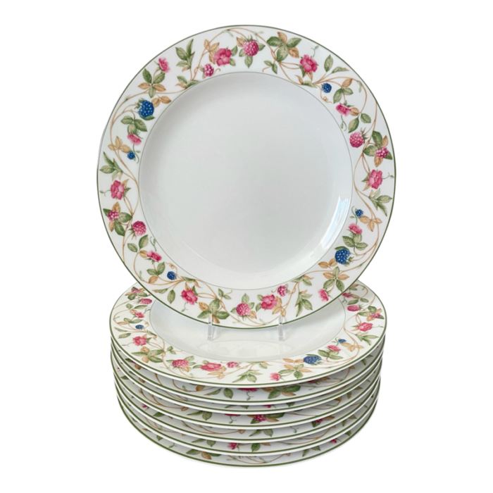 johann haviland raspberry rose dinner plates set of 8 6586652 9981