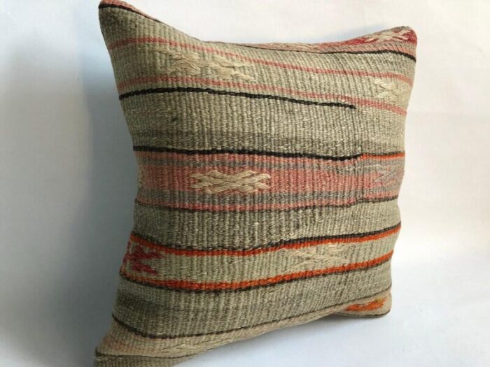 kilim cushion cover case 1960s 1639