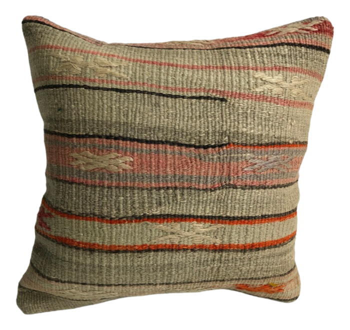 kilim cushion cover case 1960s 3281