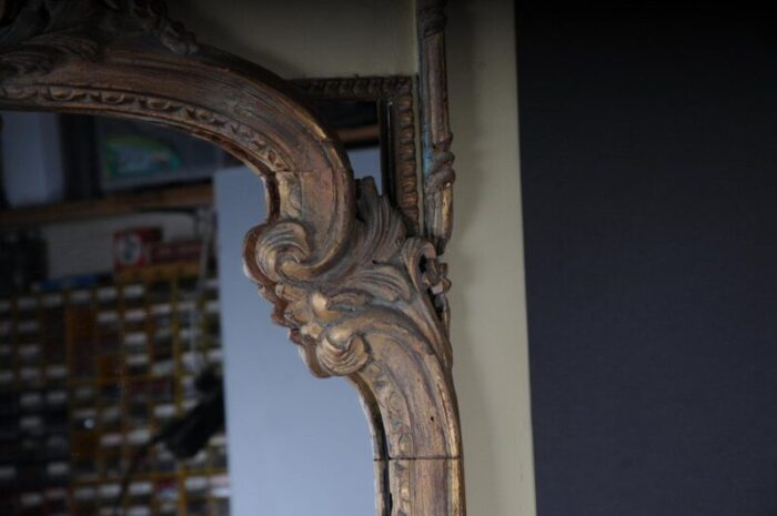 large 20th century classicism full length mirror in beech 10