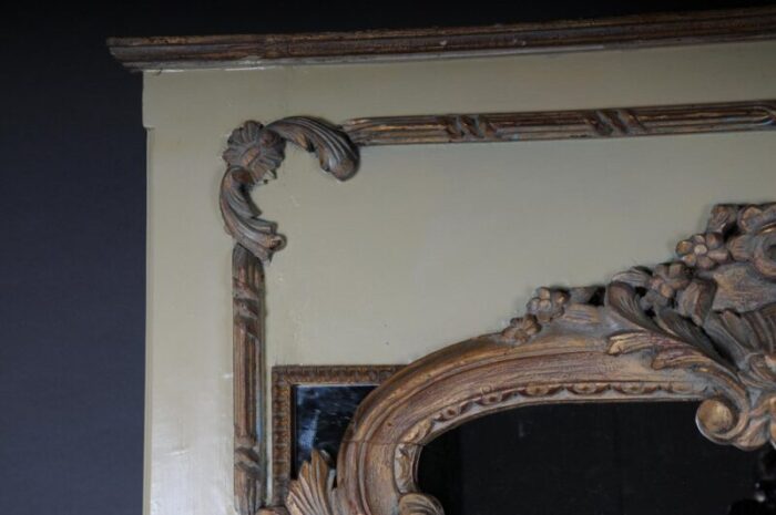 large 20th century classicism full length mirror in beech 4